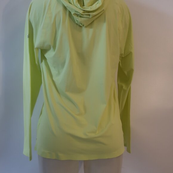 Mens ALO Neon Green Active Hoodie Top S - Picture 4 of 6
